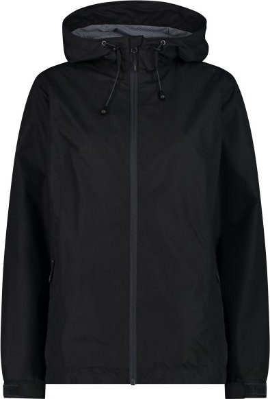 Thumbnail - CMP - Women's Jacket Fix Hood with Pack Pocket - Regenjacke Gr 38 schwarz