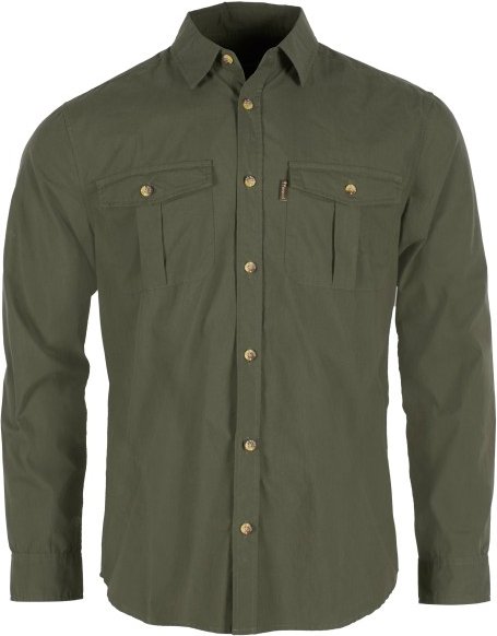 Pinewood - Safari L/S Shirt - Hemd Gr 3XL oliv