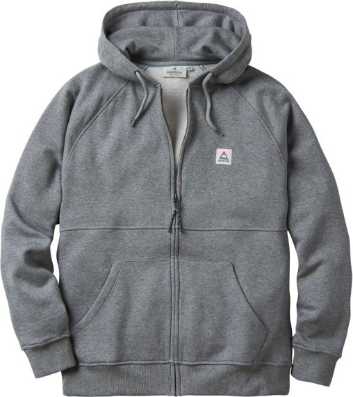 Passenger - Heritage Full Zip Recycled Cotton Hoodie - Sweat- & Trainingsjacke Gr M grau
