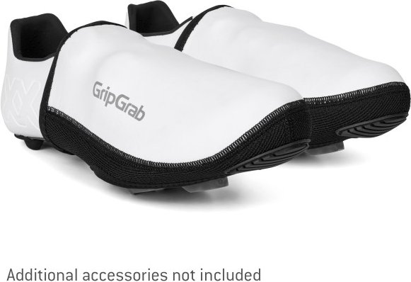 GripGrab - PACR Windproof Toe Covers - Überschuhe Gr L - EU: 42/43 weiß
