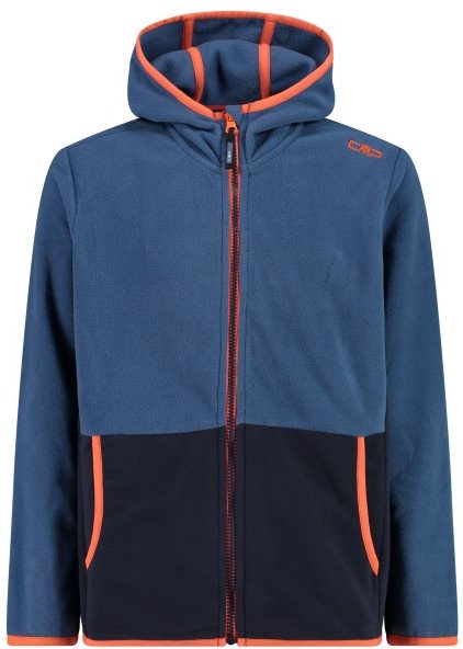 CMP - Boy's Jacket Fix Hood Arctic Fleece - Fleecejacke Gr 140 blau