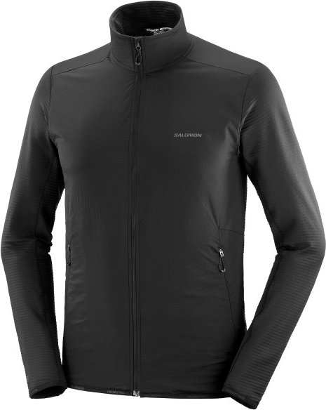 Thumbnail - Salomon - Essential Lightwarm Hybrid - Fleecejacke Gr M schwarz