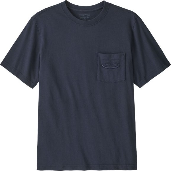Patagonia - MW '95 Oval Logo Pocket Tee - T-Shirt Gr S blau