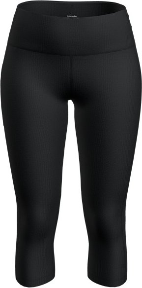 Icebreaker - Women's Fastray II 20 High Rise 3/4 Tights - Lauftights Gr L schwarz