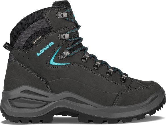 Lowa - Women's Renegade Evo GTX Mid Wide - Wanderschuhe Gr 36,5 - Wide grau/schwarz