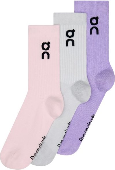 On - Logo Sock High 3-Pack - Multifunktionssocken Gr 38-40 - EU: 39-42,5 rosa