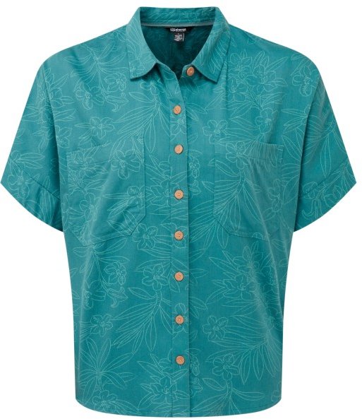 Sherpa - Women's Palmo S/S Shirt - Bluse Gr M türkis