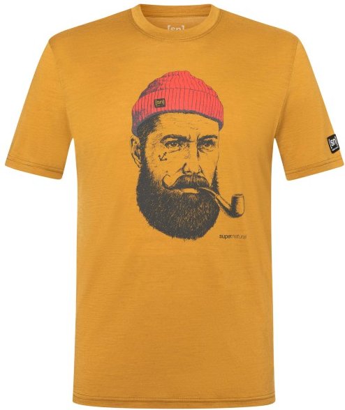 super.natural - Sailor Tee - Merinoshirt Gr S gelb