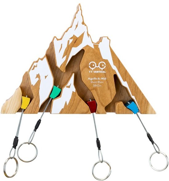 YY Vertical - Keyholder Aiguille Du Midi Edition - Wandhalterung wood