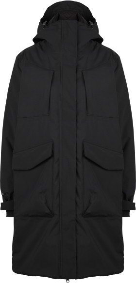 Heber Peak - Women's SylvaHe. Long Coat - Mantel Gr 3XL schwarz