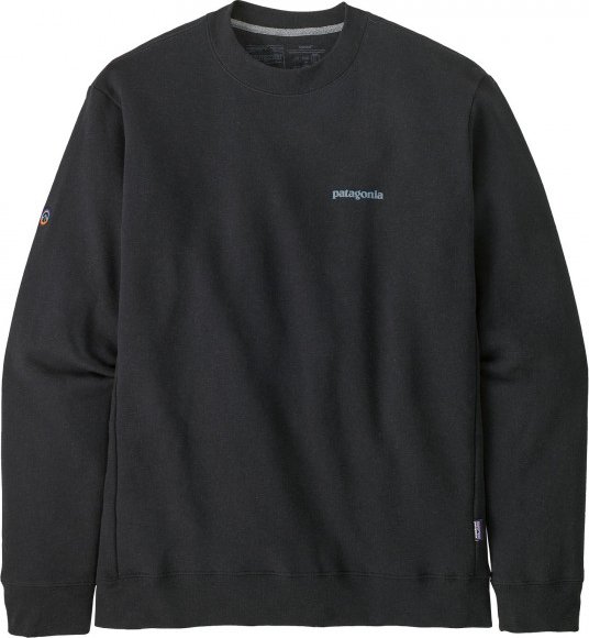 Patagonia - Fitz Roy Icon Uprisal Crew Sweatshirt - Pullover Gr XXL schwarz