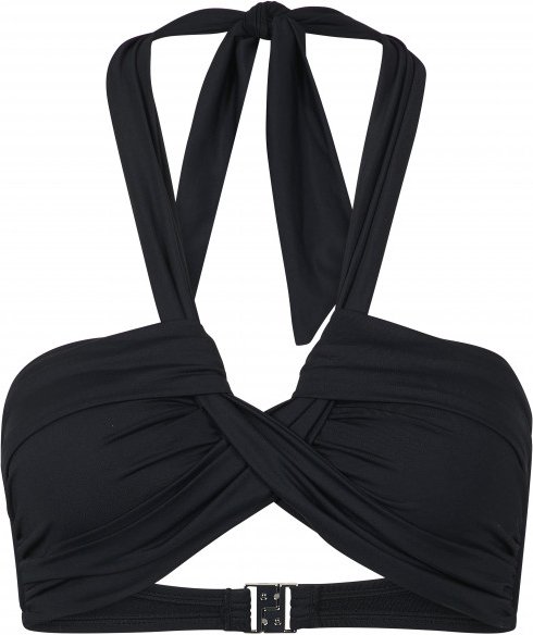 Seafolly - Women's Collective Halter Bandeau - Bikini-Top Gr 34 schwarz