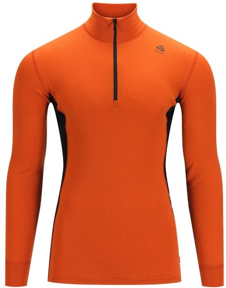 Thumbnail - Aclima - WW Mock Neck - Merinounterwäsche Gr S rot