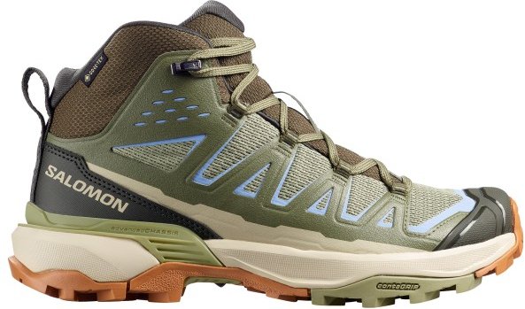 Salomon - Women's X Ultra 360 Edge Mid GTX - Wanderschuhe Gr 43 1/3 oliv
