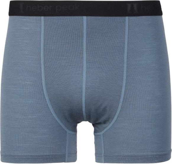 Heber Peak - MerinoMix165 PineconeHe. Boxer - Merinounterwäsche Gr M grau
