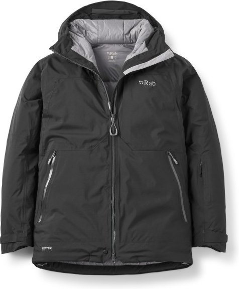 Rab - Optical Down Jacket - Daunenjacke Gr XL grau/schwarz