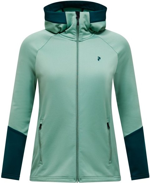 Peak Performance - Women's Rider Essentials Zip Hood - Fleecejacke Gr S türkis