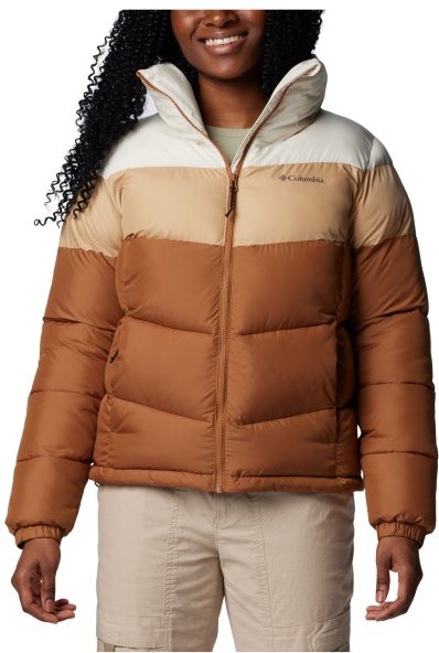 Thumbnail - Columbia - Women's Puffect II Colorblock Jacket - Kunstfaserjacke Gr L braun
