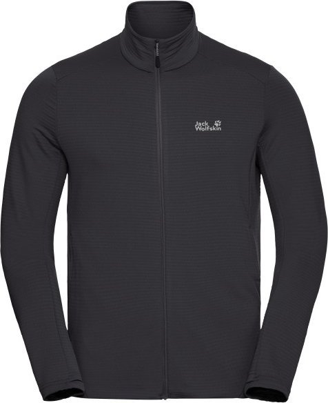 Jack Wolfskin - Litestride Fullzip - Fleecejacke Gr L grau