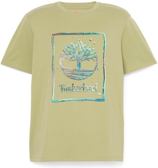 Timberland - Water Stack Logo S/S Tee - T-Shirt Gr XXL beige