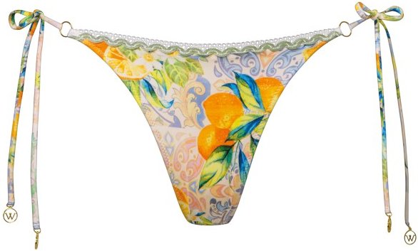 Watercult - Women's Dolce Whimsy Low Bikini Bottoms - Bikini-Bottom Gr 40 weiß