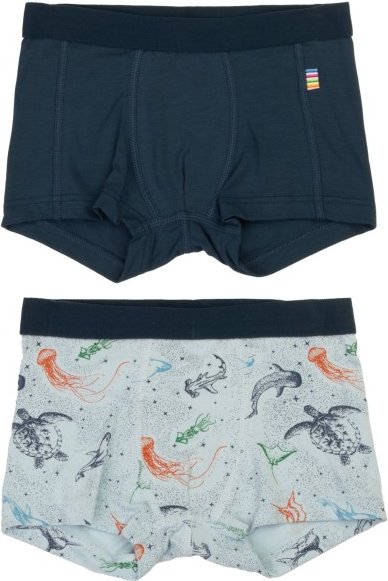 Joha - Kid's Boxershorts 2-Pack - Unterhose Gr 150 blau/grau