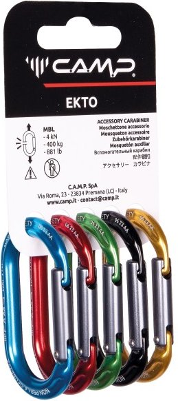 C.A.M.P. - Rack Pack Ekto - Materialkarabiner weiß