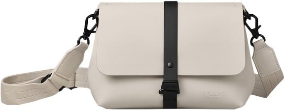 Gaston Luga - Spläsh Crossbody Bag - Umhängetasche Gr 1,9 l beige/grau