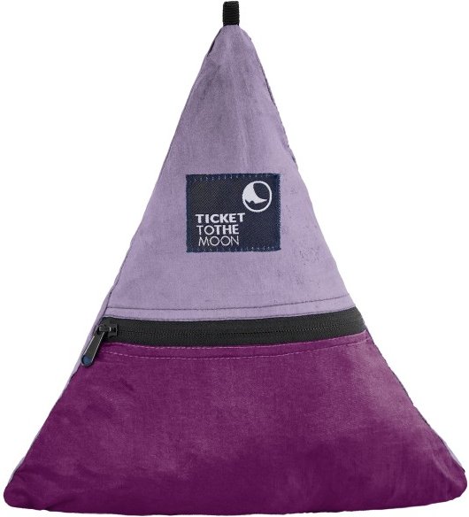 Ticket to the Moon - Travel Blanket - Picknickdecke lila