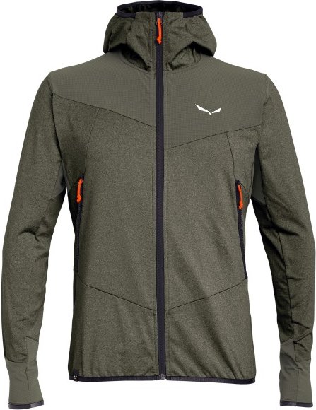 Salewa - Agner Hybrid Polarlite Durastretch Fullzip Hoody - Fleecejacke Gr 54 oliv