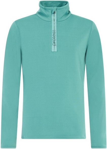Thumbnail - Protest - Kid's Refabrizoy 1/4 Zip Active Top - Fleecepullover Gr 176 türkis