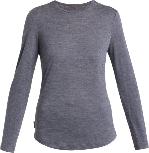 Icebreaker - Women's Merino 125 Cool-Lite Sphere III L/S Tee - Merinoshirt Gr L grau