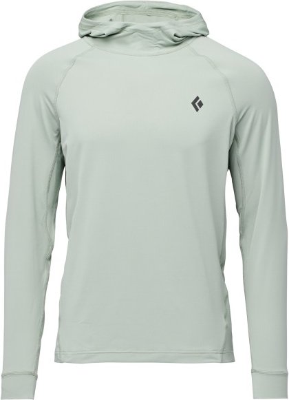 Black Diamond - L/S Alpenglow Hoody - Longsleeve Gr XL grau