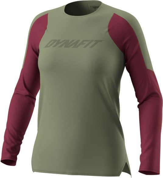 Thumbnail - Dynafit - Women's Ride L/S - Radtrikot Gr L oliv