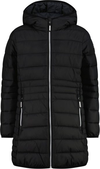 CMP - Girl's Down Coat Fix Hood Taffeta - Mantel Gr 110 schwarz