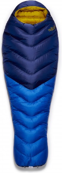 Thumbnail - Rab - Neutrino 600 - Daunenschlafsack Gr 200 cm Körperlänge - Width: Wide blau