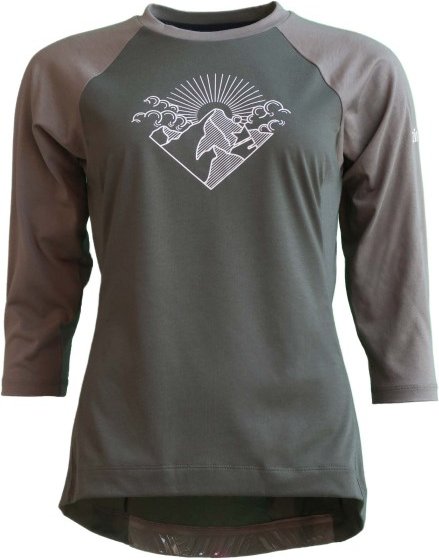 Zimtstern - Women's Pureflowz Shirt 3/4 - Radtrikot Gr M grau