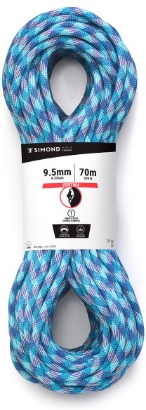 SIMOND - Rope Vertika 9.5 mm - Einfachseil Gr 70 m blau