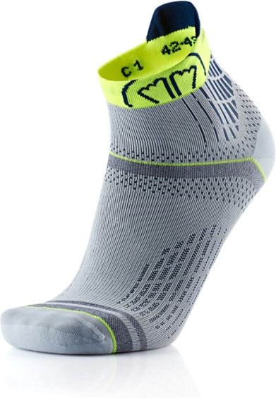 Sidas - Run Feel - Laufsocken Gr 44-46 grau