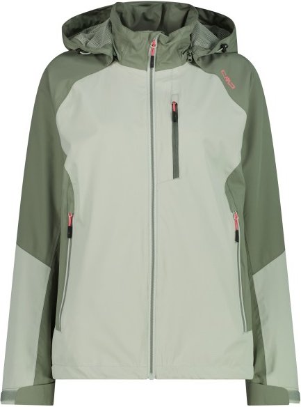 CMP - Women's Ripstop Jacket Zip Hood - Regenjacke Gr 50 grau