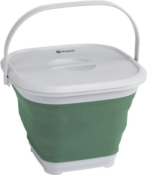 Outwell - Collaps Bucket Square with Lid - Wasserträger Gr 9 l grau