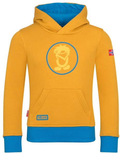 Trollkids - Kid's Troll Sweater - Hoodie Gr 140 orange