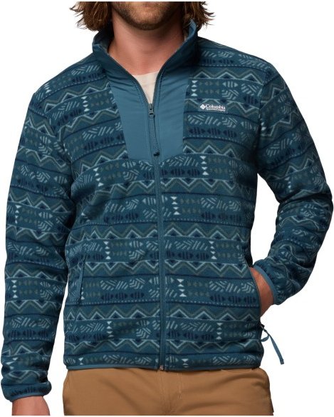 Columbia - Sequoia Grove Printed Full Zip - Fleecejacke Gr XXL blau