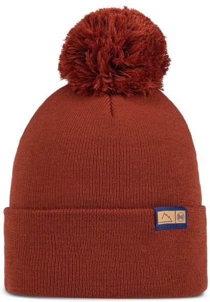 Buff - Kid's Knitted Beanie Rics - Mütze Gr One Size rot