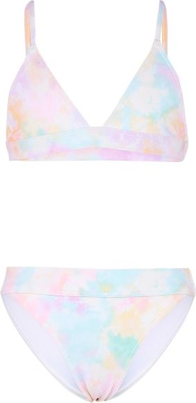 Thumbnail - Billabong - Kid's Time For Tie Dye Banded Tri - Bikini Gr 152 weiß