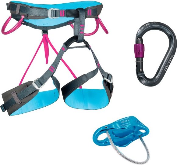 Thumbnail - C.A.M.P. - Women's Energy Nova - Kletterset Gr L grau/ fuchsia