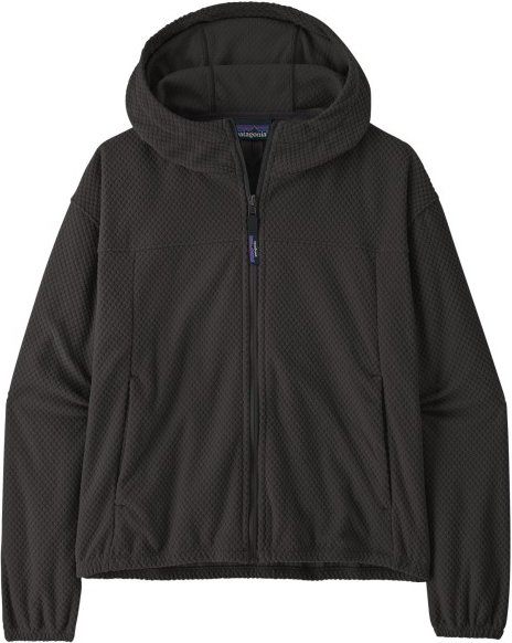 Patagonia - Women's Textured Fleece Hoody - Fleecejacke Gr L schwarz