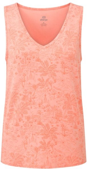 Sherpa - Women's Neha V-Neck Tank - Top Gr XXL rot/rosa