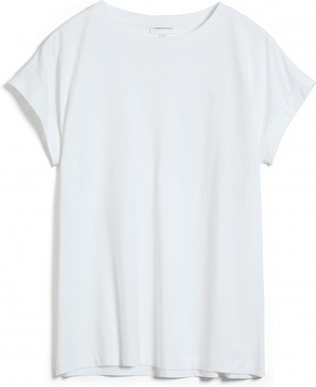 ARMEDANGELS - Women's Idaa Logo - T-Shirt Gr M weiß