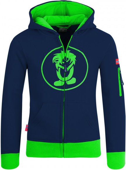 Trollkids - Kids Sortland Jacket - Hoodie Gr 110 blau